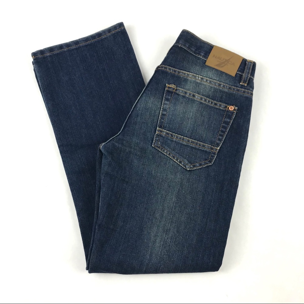Nautica Boys Denim Jeans Straight Size 16 EUC